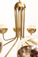 Yarım Küre Glob Camlı Avize