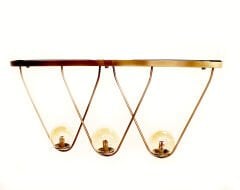 Yay Sarkıt Avize – Pirinç Kaplama, 3×E14 | Modern Salon & Oturma Odası Aydınlatma