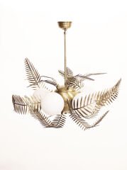 Glob Camlı Yapraklı Avize