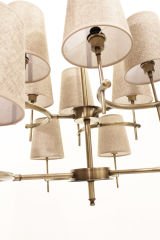 C‑Kol Kervan Avize – 12×E14 Pirinç Kaplama | Modern Büyük Salon & Oturma Odası Aydınlatma