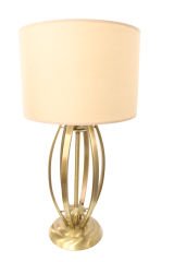 Besa Design Mantar Masa Lambası - Gold Kaplama Modern Mushroom Lamp 68 cm