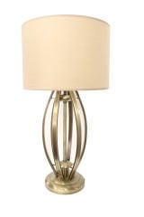 Besa Design Mantar Masa Lambası - Gold Kaplama Modern Mushroom Lamp 68 cm