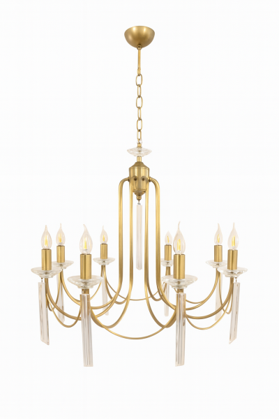 Besa 8 Kollu Prenses Avize – Modern Klasik Tasarım Şık ve Görkemli Salon Aydınlatması