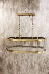 Besa Ufak Boy Çubuk Camlı Elips Sarkıt – Modern Tasarım Şık ve Minimalist Dekoratif Aydınlatma