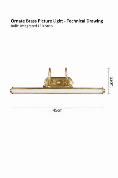 Besa Çizgili Boru Tablo Apliği – Modern Resim ve Sanat Eseri Aydınlatması Şık Duvar Lambası