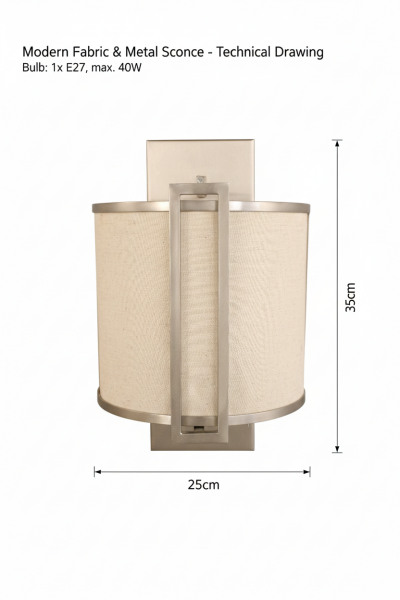 Besa Yarım Ay İnox Aplik – Paslanmaz Çelik Görünümlü Şık ve Modern Endirekt Duvar Aydınlatması