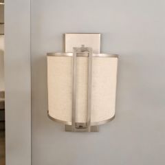 Besa Yarım Ay İnox Aplik – Paslanmaz Çelik Görünümlü Şık ve Modern Endirekt Duvar Aydınlatması