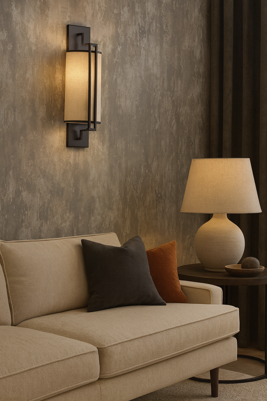 Besa Yarım Ay Büyük Duvar Apliği – Modern Endirekt Aydınlatma Şık ve Minimalist Dekoratif Duvar Lambası