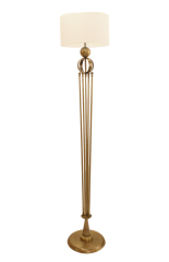 Besa Dünya Modern Lambader – Küre Glob Camlı Şık ve Minimalist Salon Köşe Aydınlatması