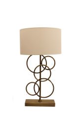 Çember Modern Masa Lambası – Minimalist Halka Tasarım Şık ve Dekoratif Komodin Lambası
