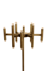 Besa Borulu Modern Tasarım Lambader – Minimalist Endüstriyel Şık Salon Köşe Aydınlatması