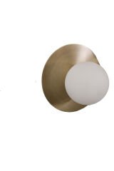 Besa Tabak Modern Tasarım Duvar Apliği – Minimalist Metal Disk Formlu Şık Ambiyans Aydınlatma