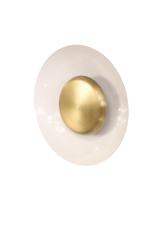 Besa Tabak Modern Duvar Apliği – Dairesel Disk Tasarım Şık ve Minimalist Dekoratif Aydınlatma