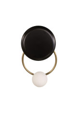 Besa Küpeli Modern Duvar Apliği – Sarkıt Cam Küre Detaylı Zarif ve Şık Duvar Aydınlatması