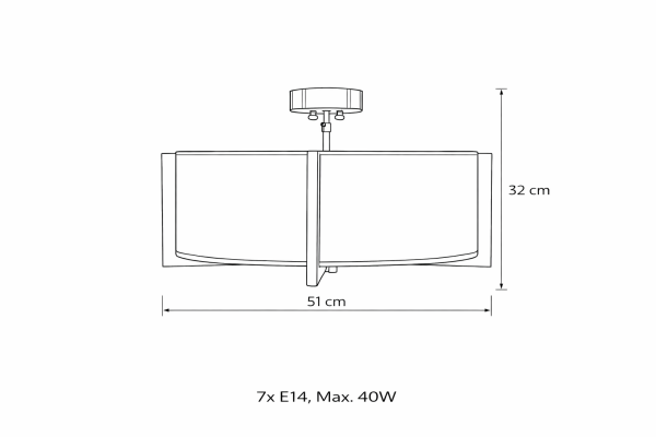 Besa 50’lik Davul Modern Plafonyer – Geniş Açılı Tavan Aydınlatması ve Şık Minimalist Tasarım