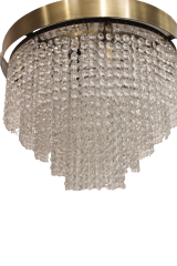 Kristal Prizma Camlı Sarkıt Avize 50 cm – Salon