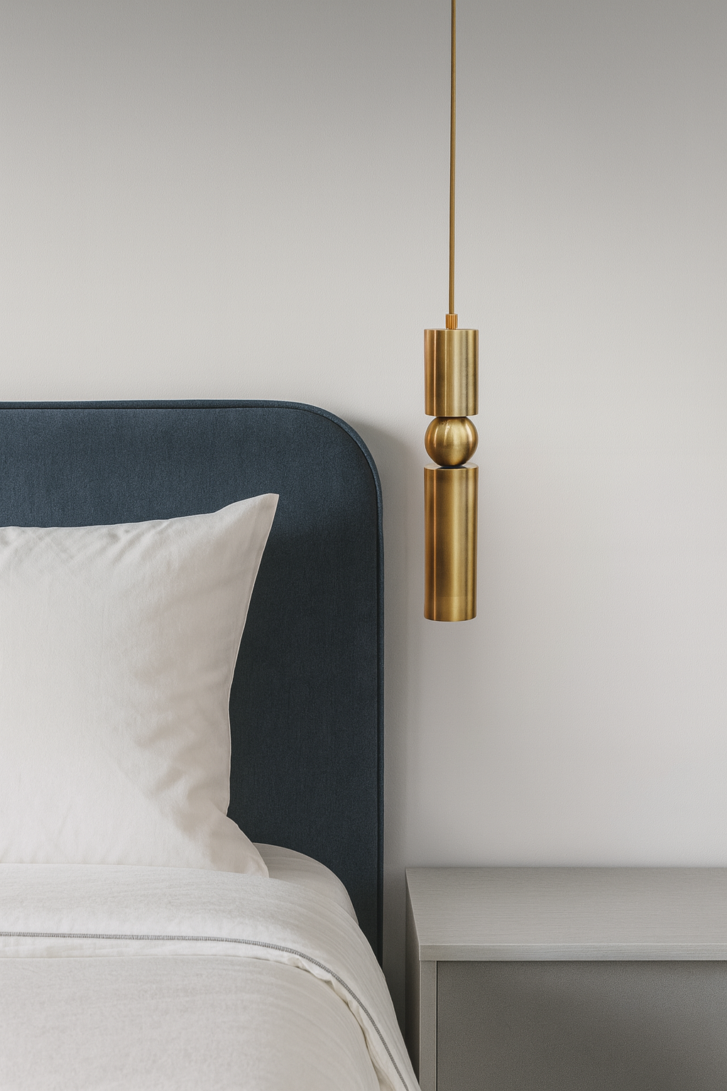 Besa Boru Modern Tekli Sarkıt Avize – Minimalist Silindirik Tasarım Şık Ada Mutfak Aydınlatması