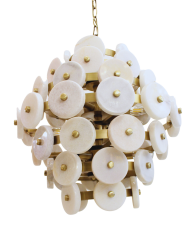 Mermerli Sarkıt Avize 50 cm – Salon