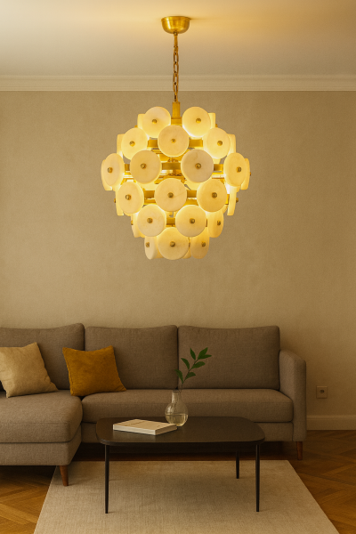 50'lik Mermerli Sarkıt Avize