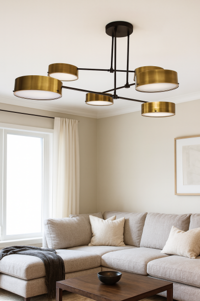 8'li Modern LED Sarkıt Avize – Minimalist ve Şık Tasarım Yemek Masası Aydınlatma