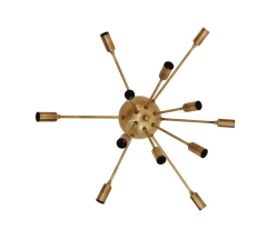 Besa Yarım Küre Kirpi Modern Plafonyer – İkonik Tasarım Çok Kollu Tavan Aydınlatması