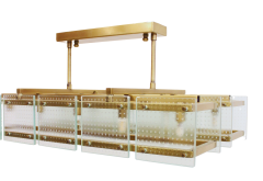 Benekli Dikdörtgen Sarkıt Avize