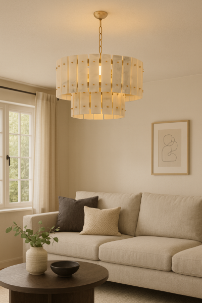 60'lık  Mermerli Yuvarlak Sarkıt