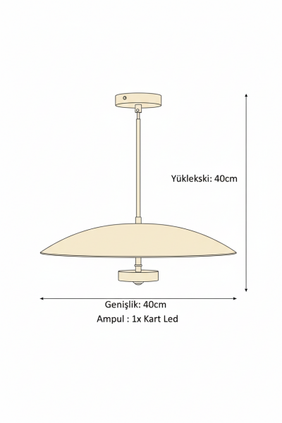 Besa Tas Tekli Modern Sarkıt Avize – Doğal Lüks ve Minimalist Aydınlatma