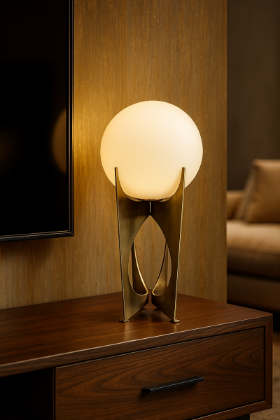 Besa Yüzük Model Modern Masa Lambası – Halka Tasarım Minimalist Ofis ve Komodin Aydınlatma