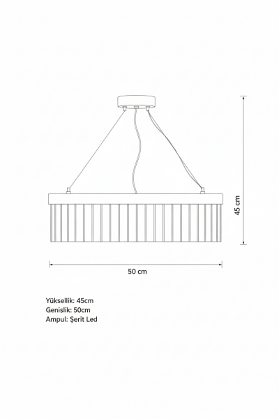 Besa Aynalı Cam Modern Sarkıt Avize – Reflekte Camlı Lüks Tasarım Aydınlatma
