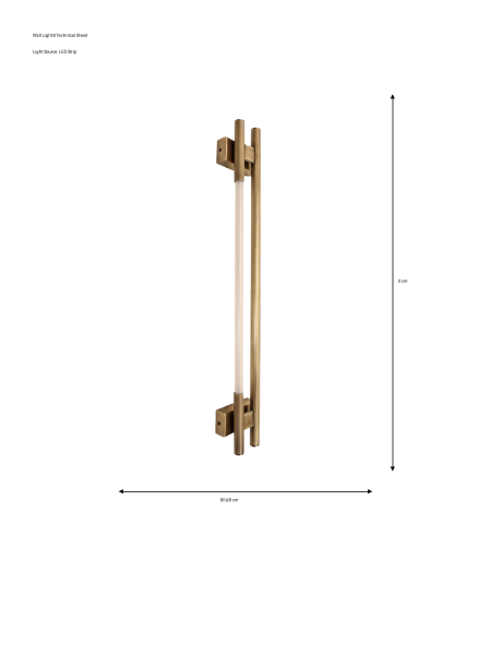 Besa Florasan Model Modern Lineer Aplik – Şık ve Minimalist Duvar Aydınlatması