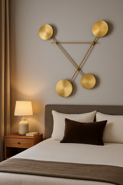 Besa Saat Model Modern Duvar Apliği – Dekoratif Zaman Temalı Şık Aydınlatma