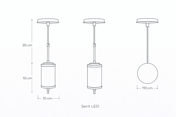 Besa Mermer Desenli Modern Tekli Sarkıt Avize – Şık ve Hafif Tasarım Aydınlatma