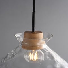 Besa 3335-A Doğal Mermer Gövdeli Pirinç Detaylı Lüks Sarkıt – Modern Tasarım Tekli Avize