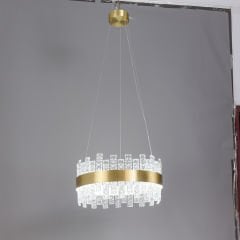 Endüstriyel Siyah Gold Avize 6'lı – Salon