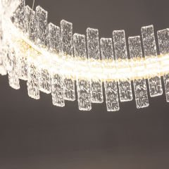 Kristal Camlı Sarkıt Avize 60cm çapında Kod: 6079-6