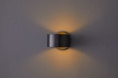 Besa 85020-1W Mat Siyah Modern Duvar Apliği – Minimalist Aydınlatma