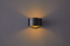 Besa 85020-1W Mat Siyah Modern Duvar Apliği – Minimalist Aydınlatma