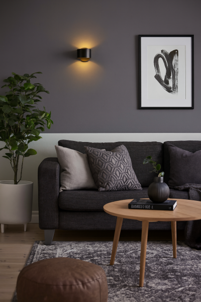 Besa 85020-1W Mat Siyah Modern Duvar Apliği – Minimalist Aydınlatma