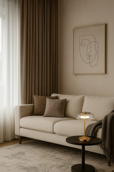 Besa 8056-T Pirinç Kaplama Modern Masa Lambası – Cam Şapkalı Tasarım Gece Lambası ve Ofis Aydınlatması