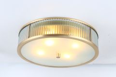 Bombeli Cam Plafonyer 40cm çapında. Kod: 35607-4