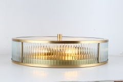 Bombeli Cam Plafonyer 40cm çapında. Kod: 35607-4