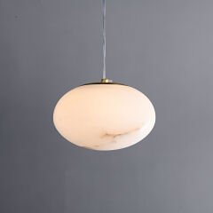 Besa 3271-A Doğal Mermer ve Pirinç Modern  – Lüks Antre, Koridor ve Yatak Başı Lambası