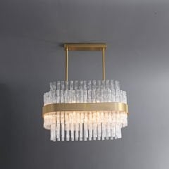 Desenli Kristal Taşlı Avize 8 Kollu – Büyük Salon