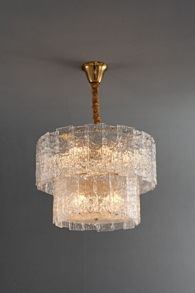 Besa 6315-6D Eskitme Pirinç 6’lı Moleküler Avize – Geniş Salon ve Yemek Odası İçin Modern Sputnik Aydınlatma