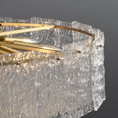 Lama kristal plafonyer 60cm çapında 6315-6X