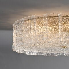 Lama kristal plafonyer 60cm çapında 6315-6X