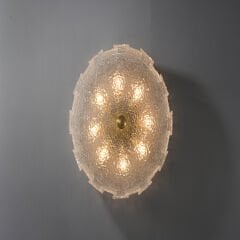 Lama kristal plafonyer 60cm çapında 6315-6X