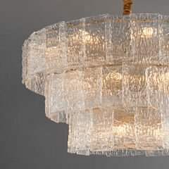 Lama kristal 80cm çapında sarkıt avize 6315-8D