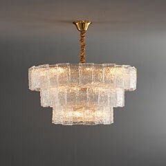 Lama kristal 80cm çapında sarkıt avize 6315-8D